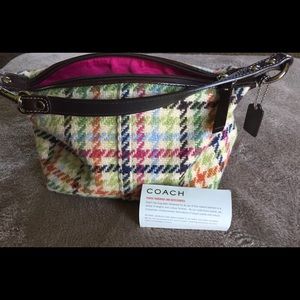 Small Tweed Coach Purse